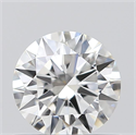 0.53 Carats, Round with Excellent Cut, F Color, VVS1 Clarity and Certified by GIA