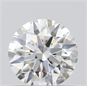 0.53 Carats, Round with Excellent Cut, G Color, SI1 Clarity and Certified by GIA