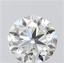 1.00 Carats, Round with Good Cut, H Color, SI1 Clarity and Certified by GIA