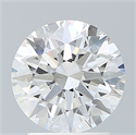 Del inventario de diamantes de laboratorio, 2.10 quilates, Redondo , Color E, claridad VVS2 y certificado IGI