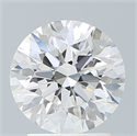 Del inventario de diamantes de laboratorio, 2.14 quilates, Redondo , Color E, claridad VVS1 y certificado IGI