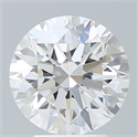 Lab Created Diamond 3.39 Carats, Round with Ideal Cut, E Color, VVS2 Clarity and Certified by IGI