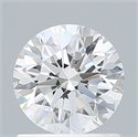Del inventario de diamantes de laboratorio, 1.01 quilates, Redondo , Color E, claridad VVS1 y certificado IGI