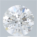 Del inventario de diamantes de laboratorio, 2.18 quilates, Redondo , Color D, claridad VVS2 y certificado IGI