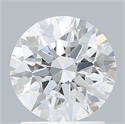 Del inventario de diamantes de laboratorio, 1.60 quilates, Redondo , Color E, claridad VVS2 y certificado IGI