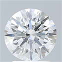 Lab Created Diamond 2.14 Carats, Round with Ideal Cut, F Color, VVS2 Clarity and Certified by IGI