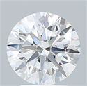 Lab Created Diamond 3.03 Carats, Round with Ideal Cut, D Color, VS1 Clarity and Certified by IGI