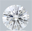 Lab Created Diamond 2.01 Carats, Round with Ideal Cut, E Color, VVS2 Clarity and Certified by IGI