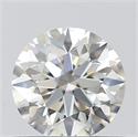 0.55 Carats, Round with Excellent Cut, I Color, VVS2 Clarity and Certified by GIA