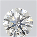 0.61 Carats, Round with Excellent Cut, J Color, VVS2 Clarity and Certified by GIA