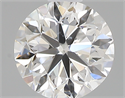 0.50 Carats, Round with Very Good Cut, E Color, SI1 Clarity and Certified by GIA