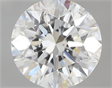 0.80 Carats, Round with Excellent Cut, F Color, SI1 Clarity and Certified by GIA