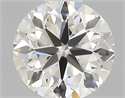 0.50 Carats, Round with Very Good Cut, I Color, VS1 Clarity and Certified by GIA