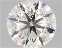 0.70 Carats, Round with Very Good Cut, I Color, VVS2 Clarity and Certified by GIA