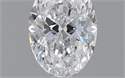 0.53 Carats, Oval D Color, VS2 Clarity and Certified by GIA
