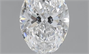 0.53 Carats, Oval E Color, VS2 Clarity and Certified by GIA