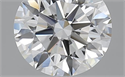 1.70 Carats, Round with Excellent Cut, F Color, VVS2 Clarity and Certified by GIA
