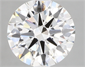 Lab Created Diamond 2.30 Carats, Round with ideal Cut, G Color, vvs2 Clarity and Certified by IGI