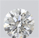 0.50 Carats, Round with Excellent Cut, H Color, SI2 Clarity and Certified by GIA
