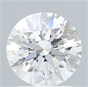 Del inventario de diamantes de laboratorio, 2.00 quilates, Redondo , Color D, claridad VVS2 y certificado IGI