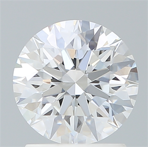 Picture of Lab Created Diamond 1.56 Carats, Round with Excellent Cut, D Color, VVS2 Clarity and Certified by IGI