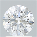 Lab Created Diamond 1.25 Carats, Round with Ideal Cut, D Color, VVS1 Clarity and Certified by IGI