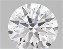 Lab Created Diamond 1.81 Carats, Round with ideal Cut, D Color, vvs1 Clarity and Certified by IGI