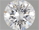 0.50 Carats, Round with Excellent Cut, D Color, SI1 Clarity and Certified by GIA