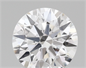 Lab Created Diamond 1.28 Carats, Round with ideal Cut, D Color, vvs2 Clarity and Certified by IGI