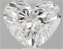 0.41 Carats, Heart E Color, IF Clarity and Certified by GIA