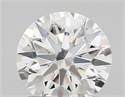 Lab Created Diamond 1.01 Carats, Round with ideal Cut, D Color, vvs1 Clarity and Certified by IGI