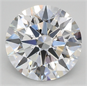 Del inventario de diamantes de laboratorio, 2.35 quilates, Redondo , Color D, claridad vvs1 y certificado IGI