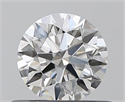 0.42 Carats, Round with Excellent Cut, G Color, VS2 Clarity and Certified by GIA