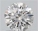0.71 Carats, Round with Excellent Cut, I Color, SI1 Clarity and Certified by GIA