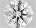 Del inventario de diamantes de laboratorio, 2.09 quilates, Redondo , Color D, claridad vs2 y certificado IGI