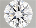 Del inventario de diamantes de laboratorio, 2.01 quilates, Redondo , Color D, claridad vs2 y certificado IGI