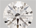 Lab Created Diamond 1.63 Carats, Round with ideal Cut, D Color, si1 Clarity and Certified by IGI