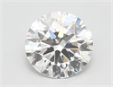 Lab Created Diamond 1.22 Carats, Round with ideal Cut, D Color, vvs2 Clarity and Certified by IGI