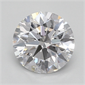 Lab Created Diamond 0.80 Carats, Round with ideal Cut, D Color, vvs1 Clarity and Certified by IGI