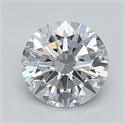 Lab Created Diamond 0.70 Carats, Round with excellent Cut, D Color, vvs2 Clarity and Certified by IGI