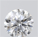0.40 Carats, Round with Excellent Cut, E Color, VS2 Clarity and Certified by GIA