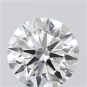 0.53 Carats, Round with Excellent Cut, E Color, SI1 Clarity and Certified by GIA