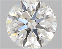 0.60 Carats, Round with Excellent Cut, I Color, SI1 Clarity and Certified by GIA