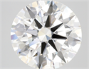 Del inventario de diamantes de laboratorio, 6.39 quilates, Redondo , Color F, claridad vs1 y certificado GIA