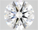 Lab Created Diamond 6.09 Carats, Round with excellent Cut, E Color, vs1 Clarity and Certified by GIA