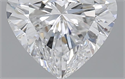 1.23 Carats, Heart D Color, VVS1 Clarity and Certified by GIA