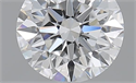 0.70 Carats, Round with Excellent Cut, D Color, VS1 Clarity and Certified by GIA