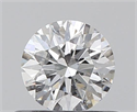0.41 Carats, Round with Excellent Cut, E Color, SI1 Clarity and Certified by GIA