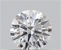 0.40 Carats, Round with Excellent Cut, D Color, VS1 Clarity and Certified by GIA
