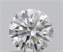 0.50 Carats, Round with Excellent Cut, I Color, SI2 Clarity and Certified by GIA